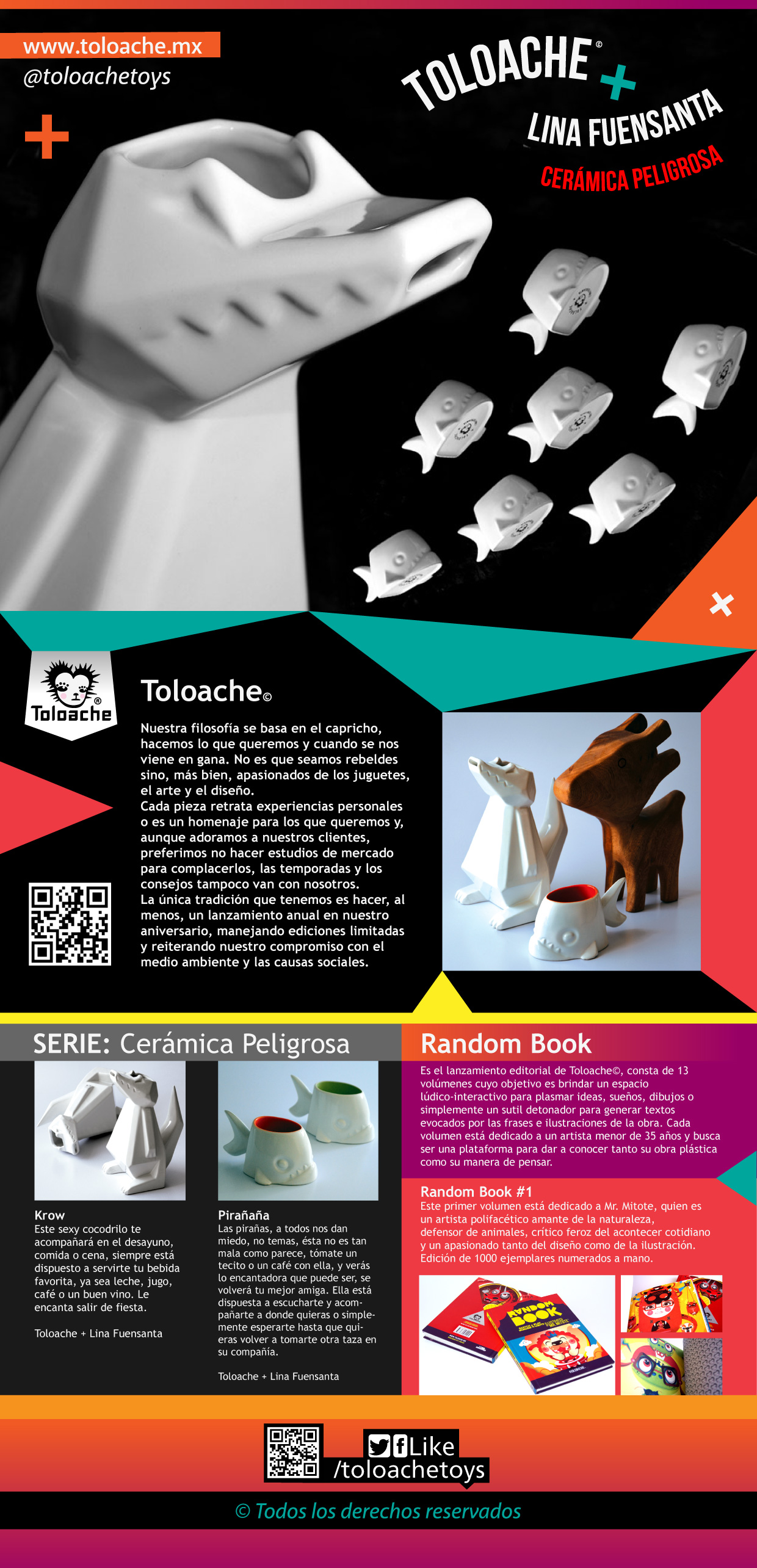 Cerámica Peligrosa  coleccion 2014 toloache